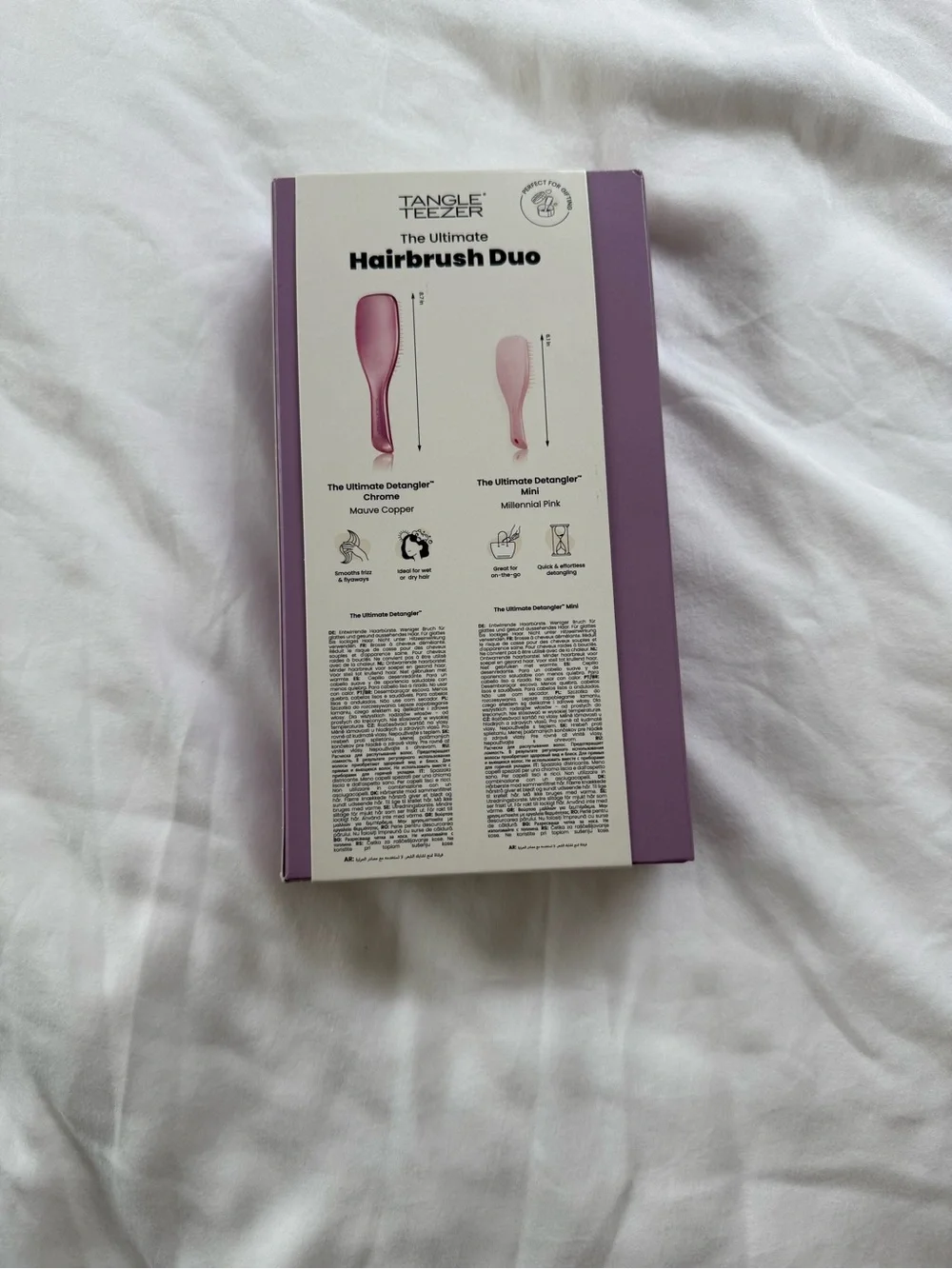 Tangle Teezer Ultimate Hairbrush Duo - Pink